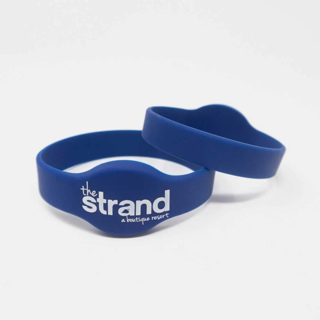 Custom Embossed Silicone Wristbands Child Silkscreen Imprinted 1/2