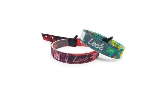 Loop Lock Wristbands - Loop Lock Ribbon Wristbands | ID&C